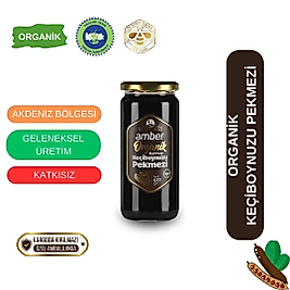 AMBER ORGANİK KEÇİBOYNUZU PEKMEZİ 620GR.
