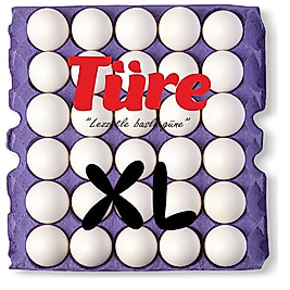 TÜRE Yumurta 30'Lu ÇOK BÜYÜK XL Boy