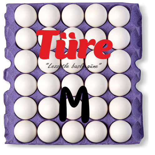 TÜRE Yumurta 30'Lu Orta M Boy