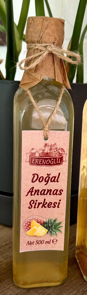 ERENOĞLU DOĞAL 500 ML ANANAS SİRKESİ