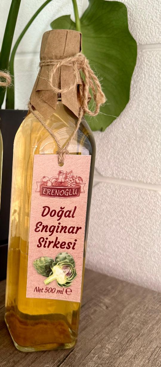 ERENOĞLU DOĞAL 500 ML CAM ŞİŞE ENGİNAR SİRKESİ