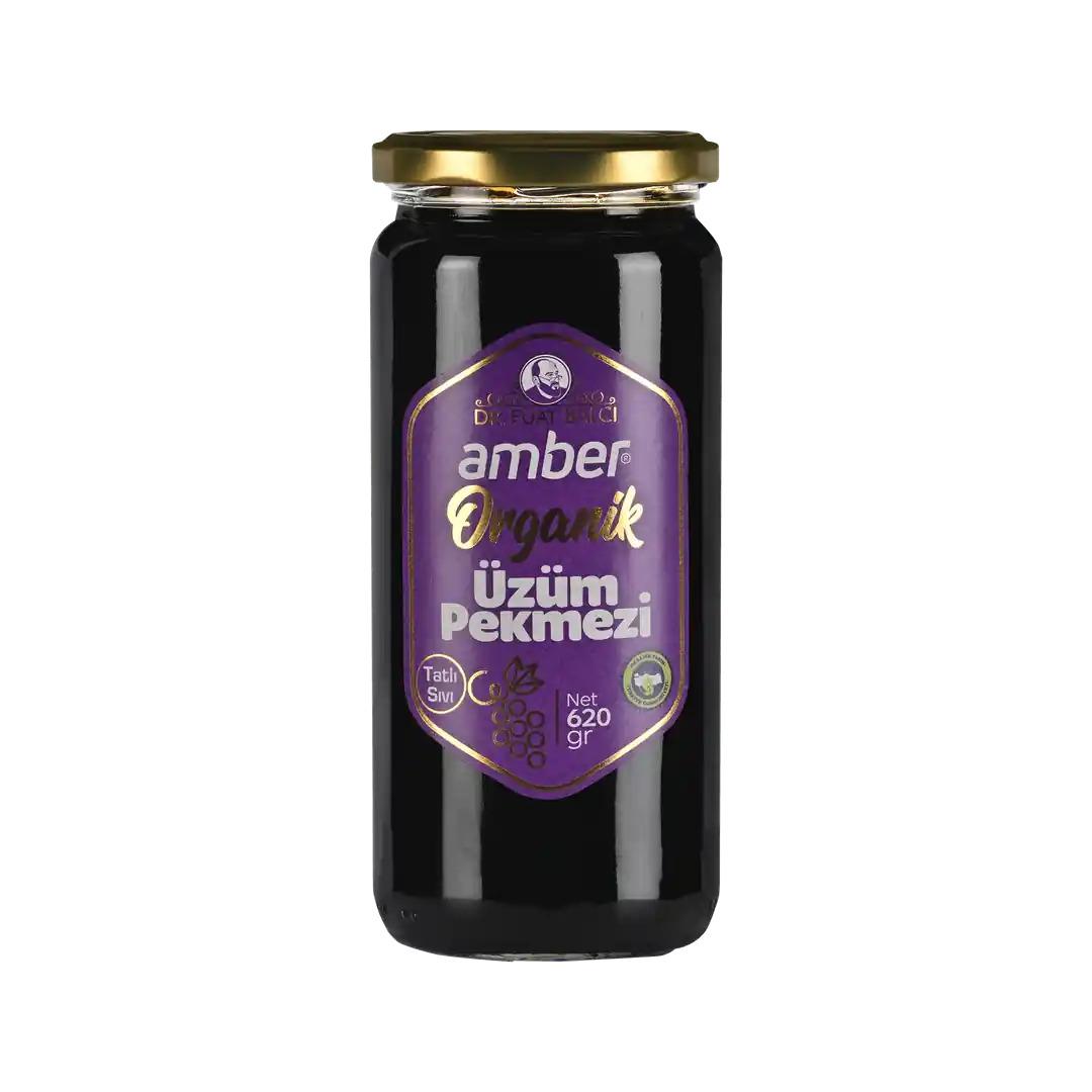 AMBER ORGANİK KEÇİBOYNUZU PEKMEZİ 620GR.